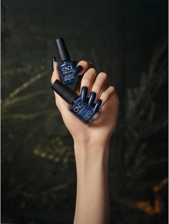 Actual product image CND Shellac Midnight Flight 457 (Midnight Flight, UV gel varnish)