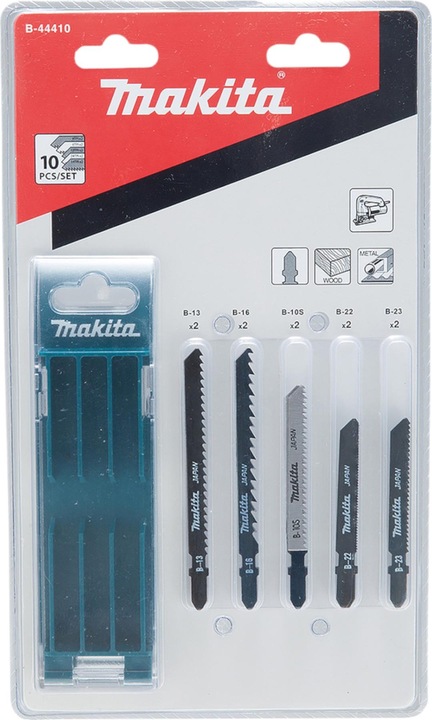 Actual product image Makita 4350 FCTJ pendulum action jigsaw 720 watt 135 mm + 10-piece jigsaw blade set + Makpac
