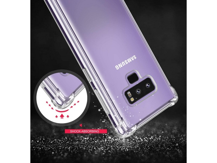 Immagine prodotto Screenguard Samsung Galaxy Note9 Custodia Crystal Soft Airbag Bumper (Samsung Galaxy Note 9)