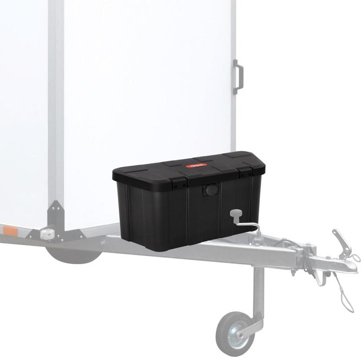 Produktbild Dema Anhänger Anhängerdeichsel universal Deichselbox DSB45 schwarz max. für 150 kg