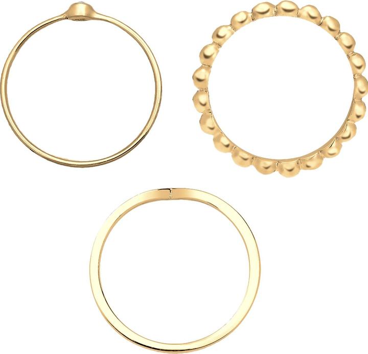 Immagine prodotto Elli Set di anelli, anello solitario (56, 925 Argento)