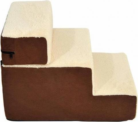 Actual product image PawHut Dog stairs with plush (Dog)