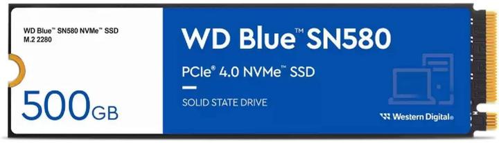 Actual product image WD Blue SN580 (500 GB, M.2 2280)