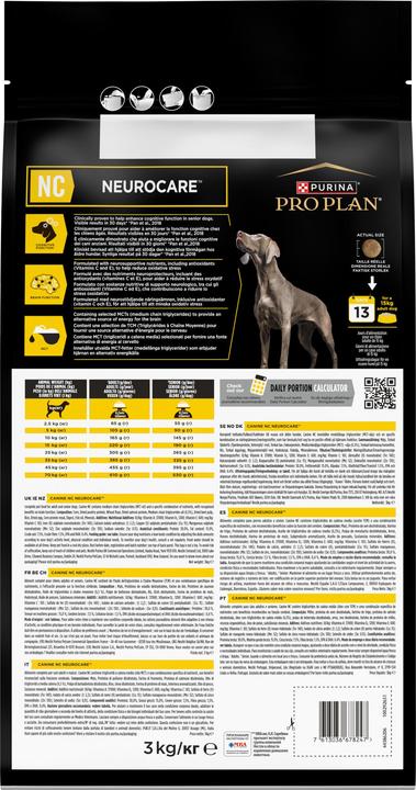 Produktbild Purina ONE PRO PLAN NC NeuroCare Hundefutter (Senior, Adult, 1 Stk., 3000 g)