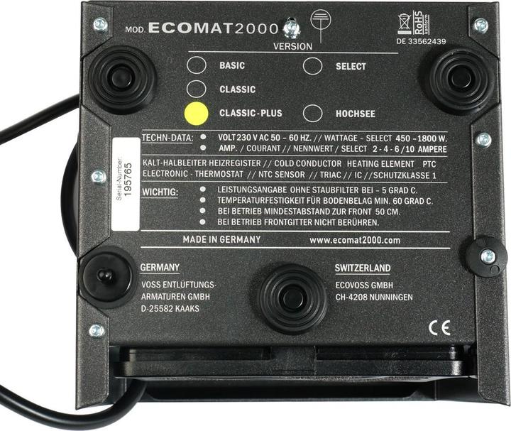 Produktbild Ecomat Classic Plus Heizlüfter (1800 W)