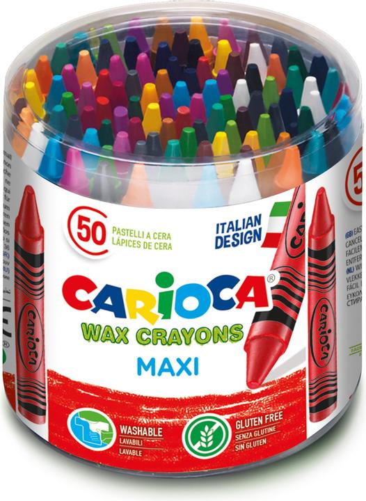Carioca Wachsmalkreide Maxi (Multicoloured, 50 x)