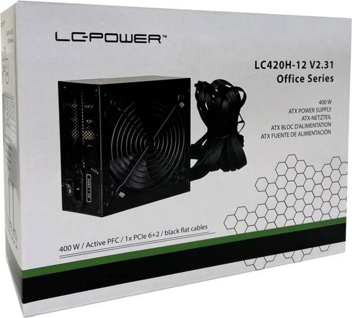 Actual product image LC-Power Netzteil 420W LC420H-12cm Ver.2.31 (400 W)