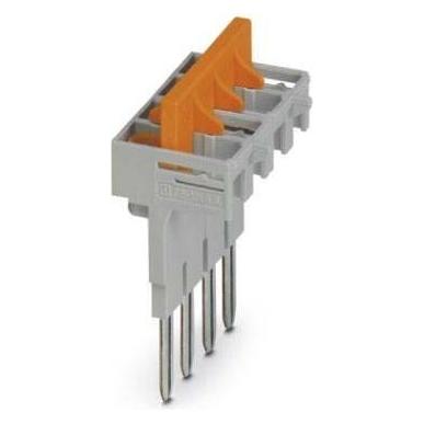 Phoenix Contact Grigio/Arancia Jumper Sb-Mer 4-8 Sb-Mer 4-8 Contenuto: 10 Pezzi., Cavo + Spina Elettrica,