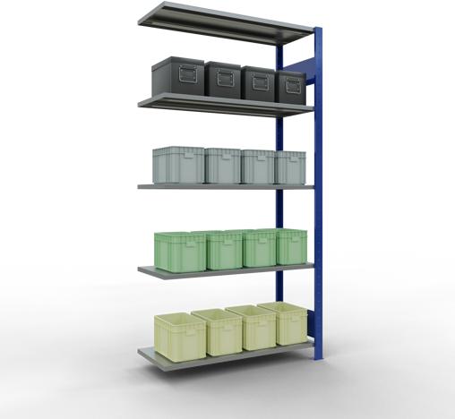 Image du produit Schulte Lagertechnik Système d'assemblage de rayonnages MULTIplus85 avec traverses de longueur