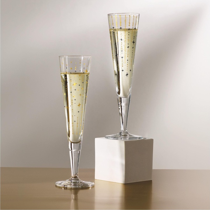 Actual product image Ritzenhoff Goldnacht Champus Duett 2er (20.50 cl, 2 Glasses, Champagne glasses)