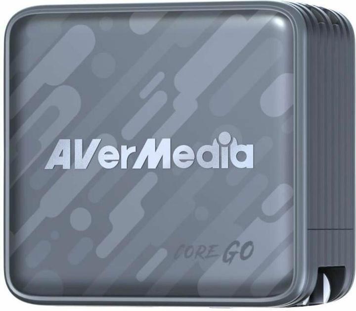 Produktbild AVerMedia Ladedock, Core GO (GC313) Black, 100W GaN, HDMI (100 W, 3 Ports)