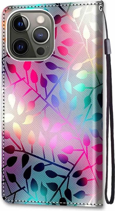 Image du produit Cover-Discount iPhone 13 Pro - étui en cuir feuilles (Apple iPhone 13 Pro)