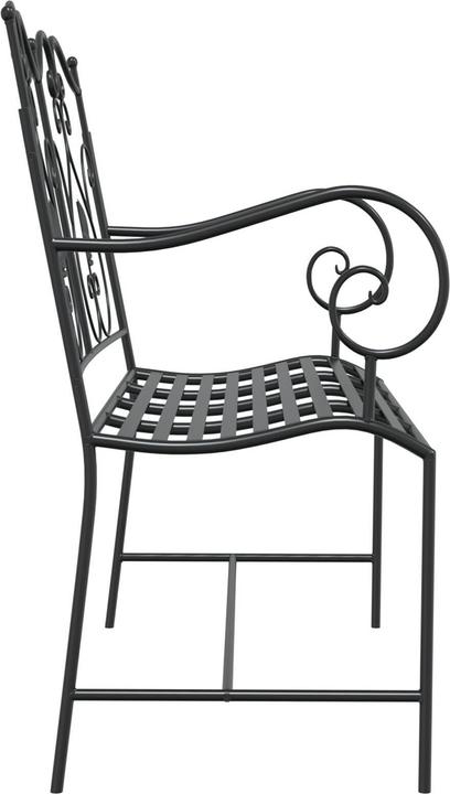 Actual product image vidaXL Outdoor bench Metal Standard Robust garden bench