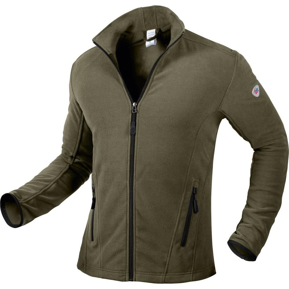 BP, Arbeitsjacke, Fleecejacke 1694 Grösse XL oliv (XL)