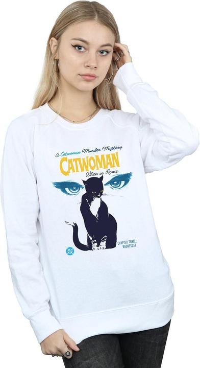 Actual product image Womens/Ladies Batman Catwoman When In Rome Sweatshirt (XXL)