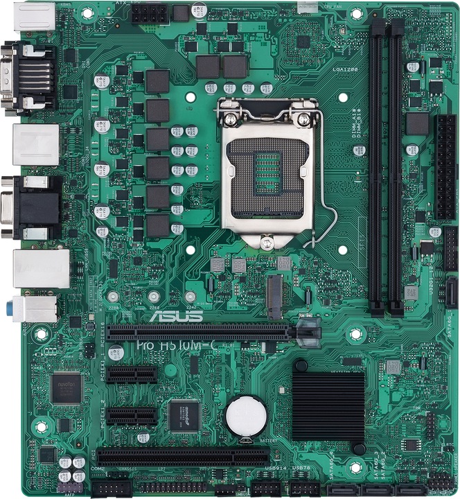 Produktbild ASUS Pro H510M-C/CSM - Motherboard - micro ATX - LGA1200-Sockel - H510 - USB 3.2 Gen (LGA 1200, Intel H510, mATX)