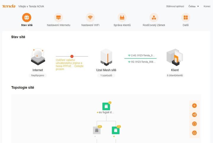 Actual product image Tenda EX3-3 Ax1500 300m² Mesh System
