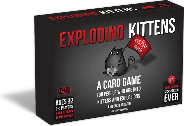 Actual product image Asmodée Exploding Kittens NSFW Edition (French)
