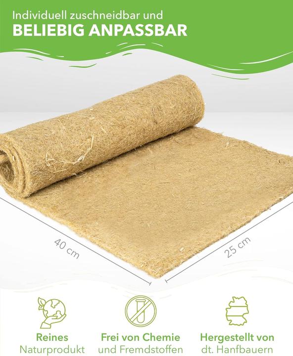 Produktbild Nagerteppich.de Hanf-Nagerteppich (Einstreu)