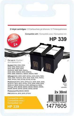 Produktbild Office Depot Tintenpatrone Kompatibel HP 339 C8767E Schwarz (BK)