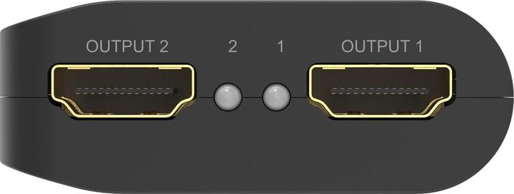 Actual product image PremiumCord HDMI 2.0 Mini Splitter 1-2 Pigtail 4Kx2K@ HDCP2.2 Downscaler