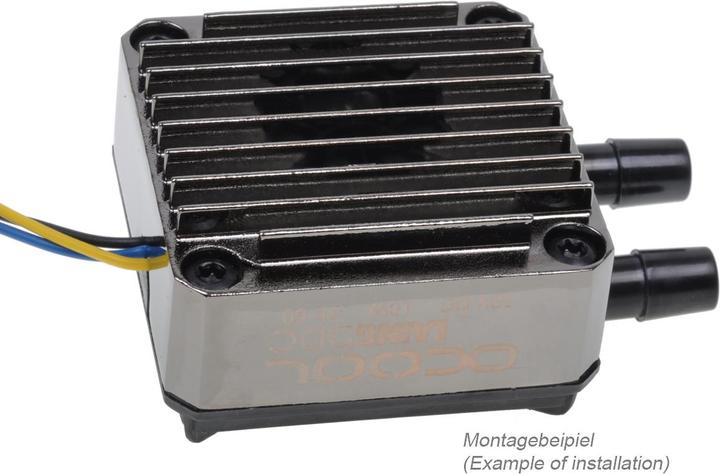 Actual product image Alphacool DDC metal bottom black nickel
