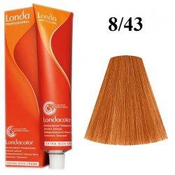 Productafbeelding Londa Vopsea demi-permanenta Ammoniakvrij 8/43, 60ml (Lichtblond koper)