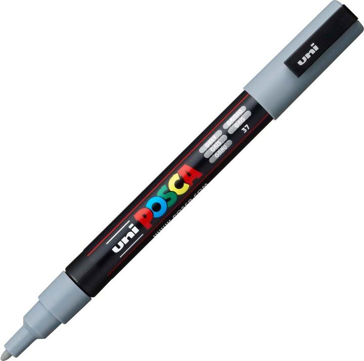 Productafbeelding Posca Fijne marker PC-3M (Grijs, 0.90 mm, 1 x)
