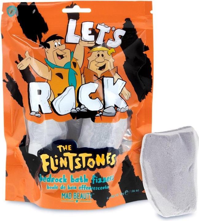 Actual product image Mad Beauty The Flintstones Bath Fizzer Darth Bedrock 6-Pack (80 ml, Bath bombs)