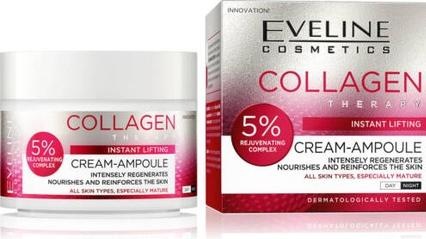 Immagine prodotto Eveline Crema Ringiovanente Intensiva al Collagene-Ampoule 5% Giorno Notte 50ml (50 ml)