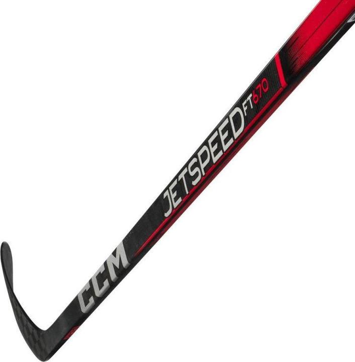 Produktbild CCM JetSpeed FT670 JR Hockey Composite Schläger (links, JR 50 Flex, 29) (Links)