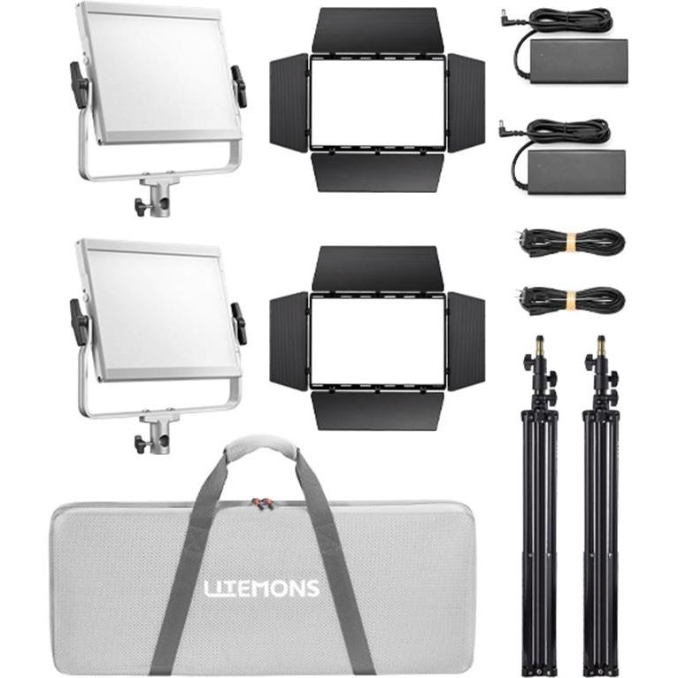 Godox LP1200Bi-K2 - Kit 2 x Litemons LP1200Bi & Accessories, Dauerlicht
