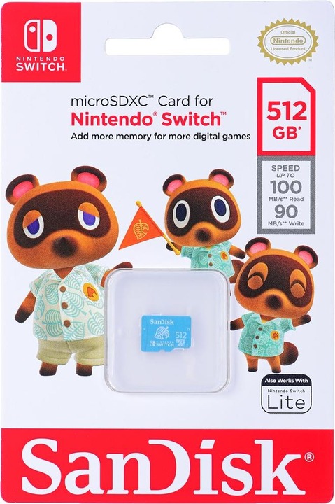 Produktbild SanDisk Nintendo Switch Card (512 GB, microSDXC, U1, UHS-I)