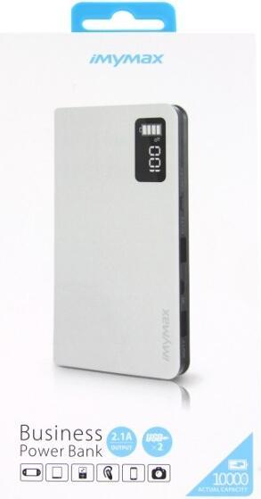Immagine prodotto Mymax Banca di energia iMYMAX 10.000mAh MM-PB / 007 nero (10000 mAh)
