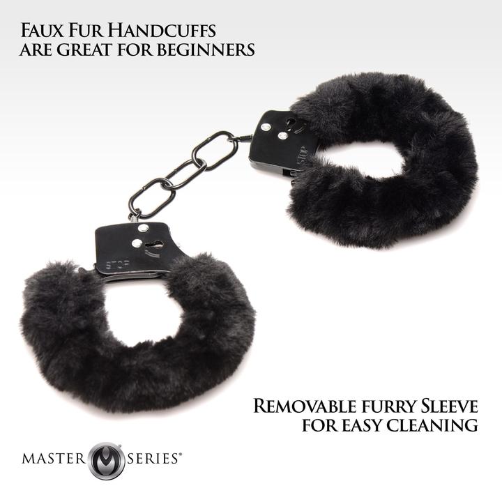 Actual product image Master Series Cuffed in Furry Handcuffs