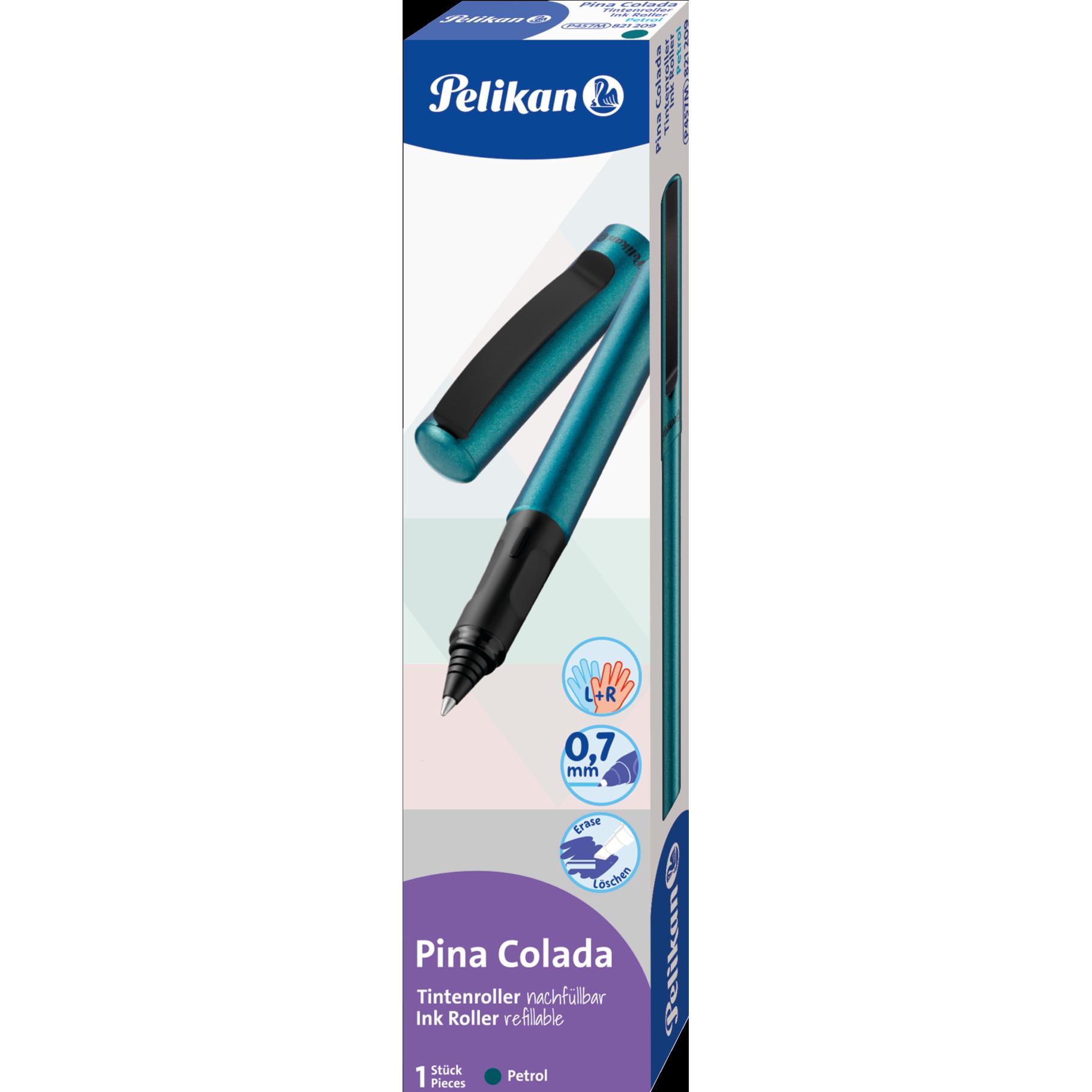 Pelikan, Schreibstifte, 821209 Tintenroller Stick Pen (e) (Petrol, 1 x)