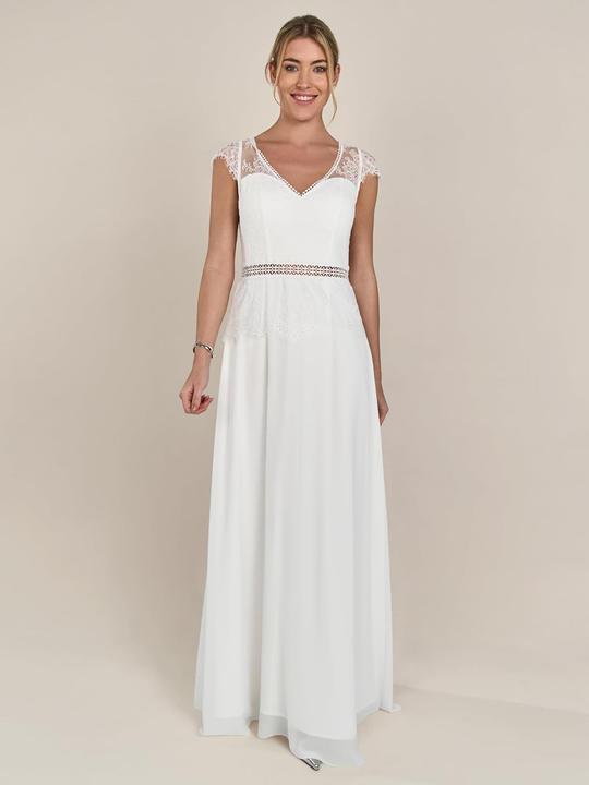 Image du produit Apart Fashion Longue robe de mariée en dentelle et mousseline (40)