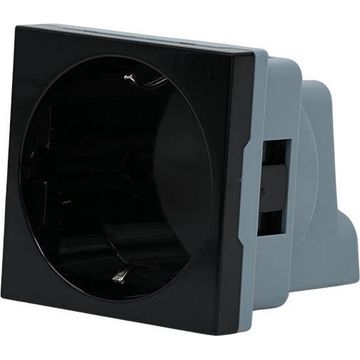 Shelly Socket for Wall Display Stand Black, Smart Home Hub, Nero