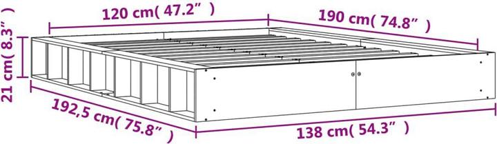 Actual product image vidaXL Vanny (120 x 190 cm)