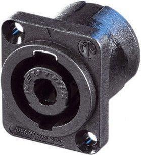 Actual product image Neutrik - SPEAKON MOUNTING PLUG, 4-PIN MALE, BLACK, D-SIZE