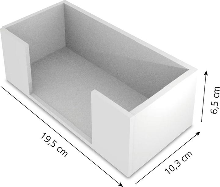 Actual product image Hygostar Dispenser holder mouthguard stainless steel (Mask holder)