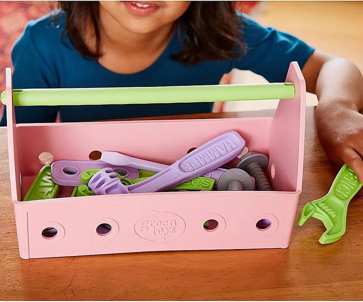Actual product image Green Toys Tool Set pink