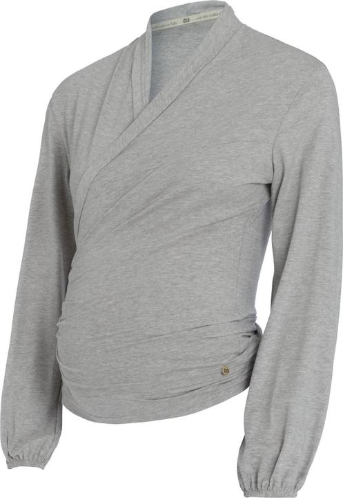 Actual product image Baby's only Babys Only maternity wrap top Glow, dusty grey (S)
