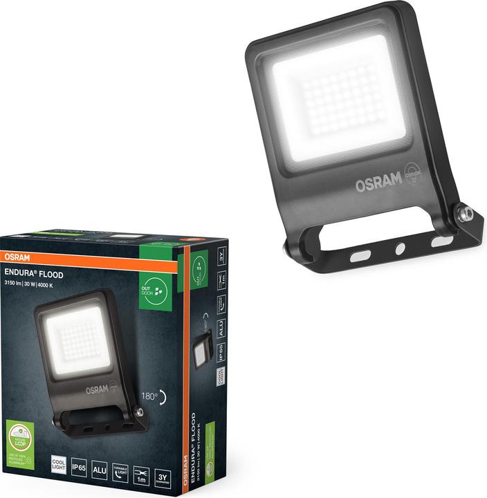 Immagine prodotto Ledvance OSRAM LED Aussenleuchte ENDURA Flood Cool White PCR Neutralweiss 4099854486081 (3000 lm, IP65)