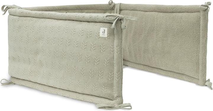 grain knit olive green