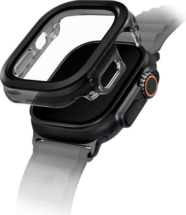 Uniq Voute Tempered Glass Case for Apple Watch Ultra 49mm - Black