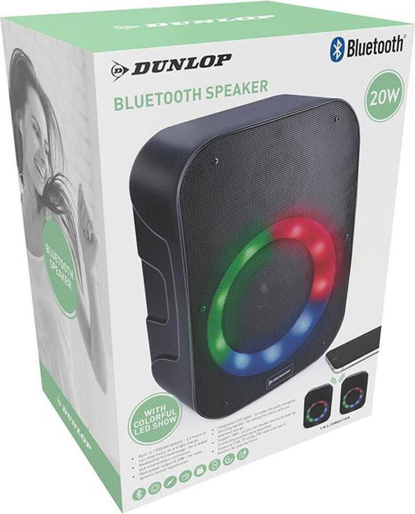 Immagine prodotto Dunlop Altoparlante bluetooth TWS 20W (5.50 h, Batteria ricaricabile)