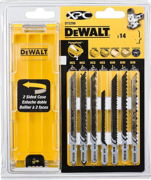 Immagine prodotto DeWalt Set lame per seghetto alternativo 14pz