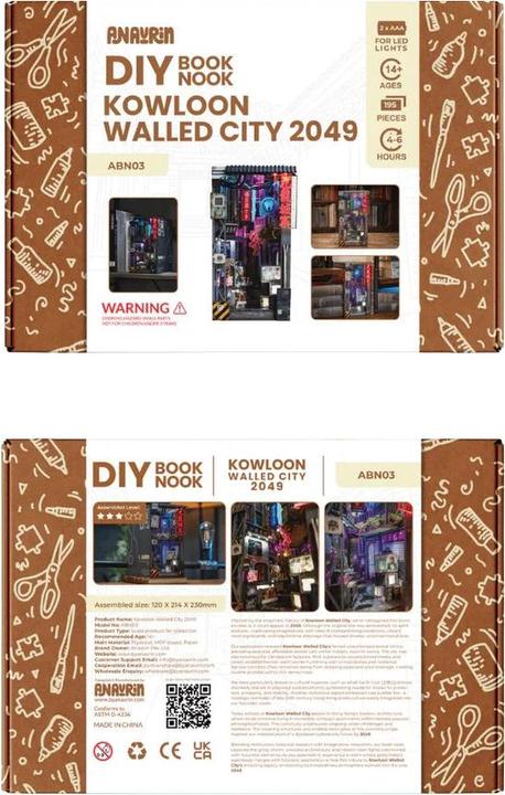 Produktbild Anavrin Kowloon Walled City 2049 - Book Nook