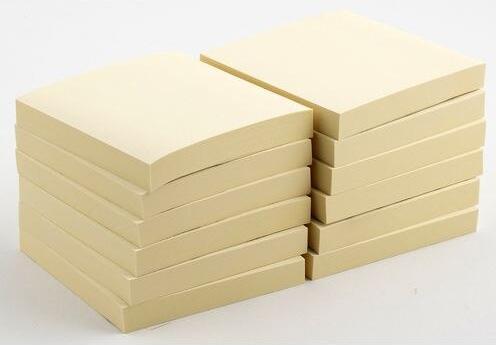 Actual product image Office Depot Sticky notes Recycled 76 mm x 76 mm Yellow (76 x 76 mm)